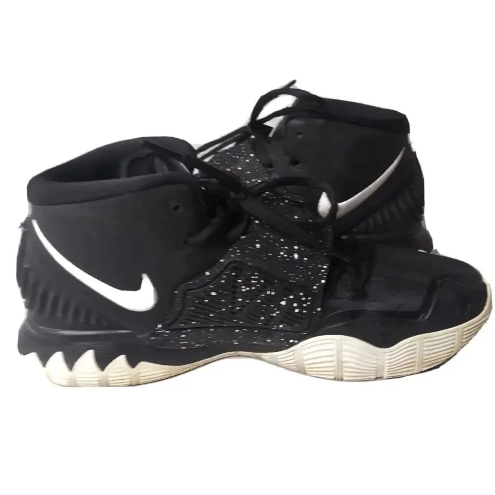 Nike Kyrie Irving 6 Shoes Men's Sz 11 Sneaker Shoes Jet Black/White BQ4630-001